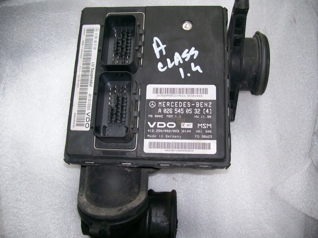 CALC MOTOR ECU MERCEDES A CLASS - A 0265450532