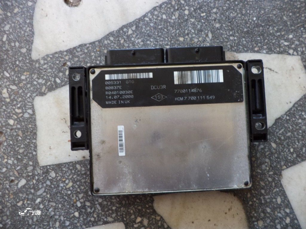 Calculator ECU RENAULT KANGOO 1.9D  - 7700114876