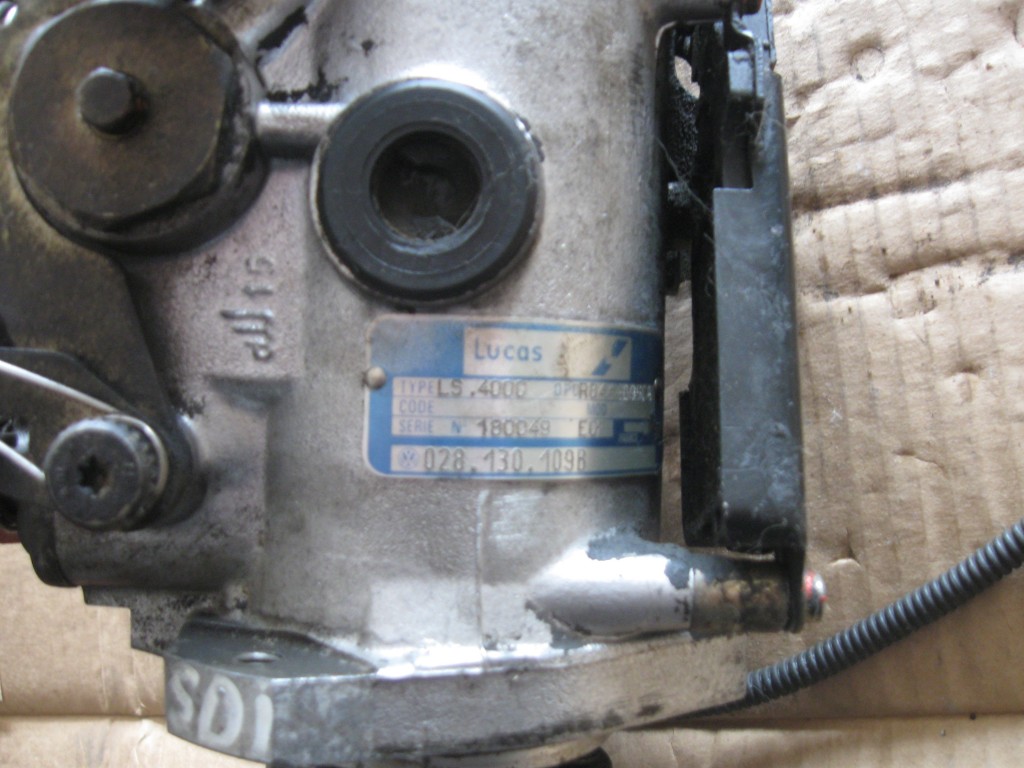 P.INJ VW POLO 1,9 SDI 028130109B